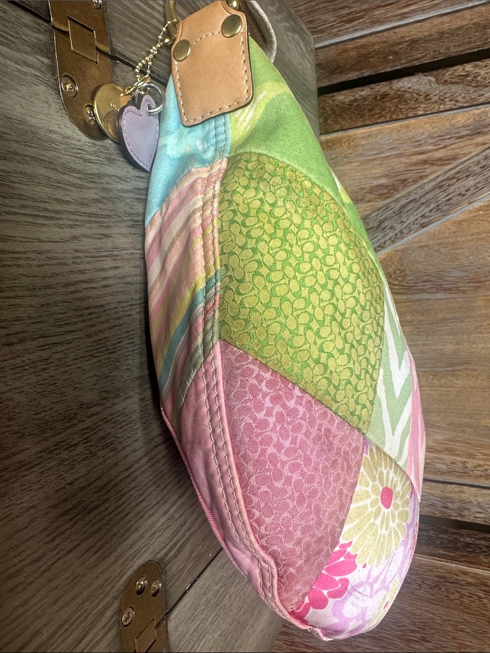 Coach Vintage Y2K Patchwork Shoulder Hobo RARE & Hard to Find! - Picture 8 of 16